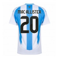 Argentina Alexis Mac Allister #20 Hjemmedrakt Copa America 2024 Kortermet